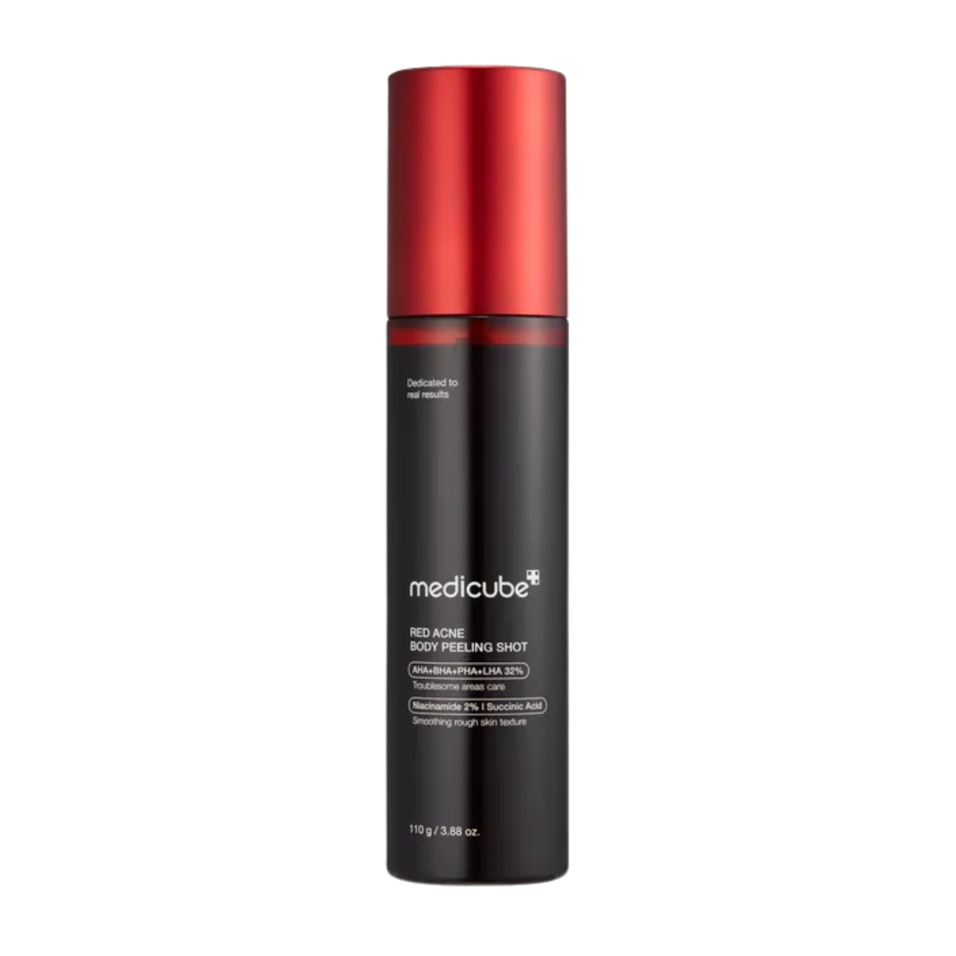 Meicube Red Acne Body Peeling Shot - Sérum exfoliant anti-acné pour le corps