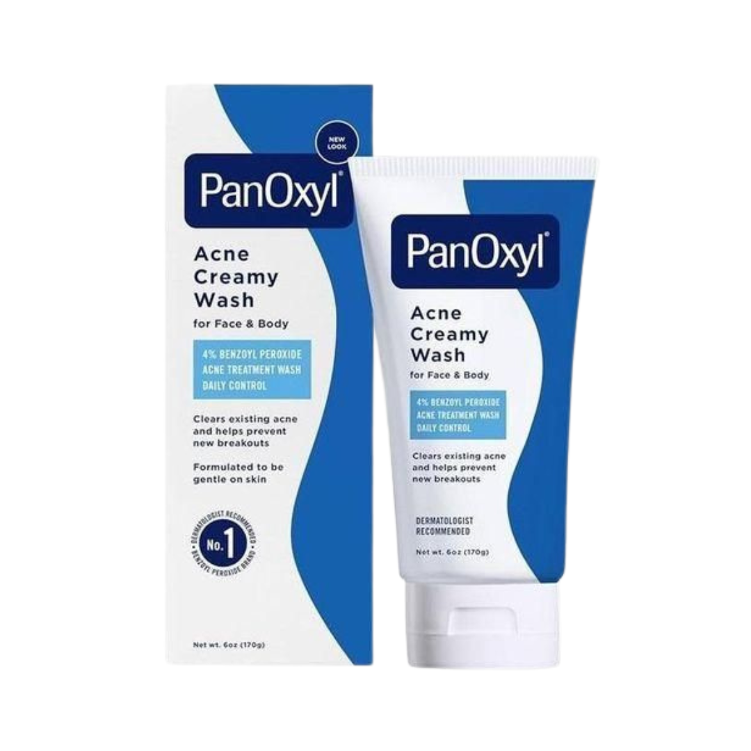 PanOxyl acne creamy wash for face & body