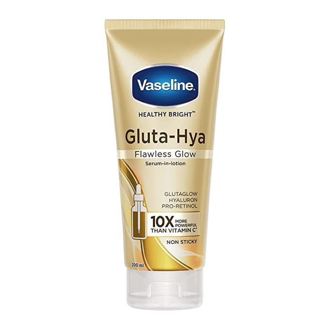 Vaseline GLUTA-HYA serum burt uv lotion
